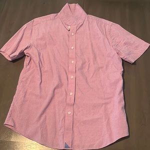 UNTUCKit button down. Slim fit, M, pink and blue.